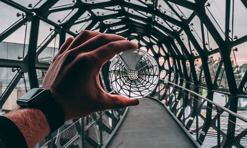 filtro fotografico a sfera